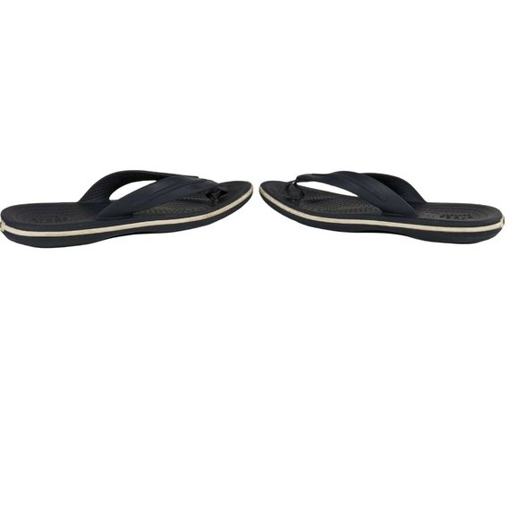 Kids Unisex Croc Crocband Casual Flip Flop Sandal Slides Navy Relaxed Fit Sz 12 - Picture 3 of 6